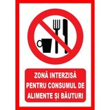 placuta zona interzisa pentru consumul de alimente si bauturi